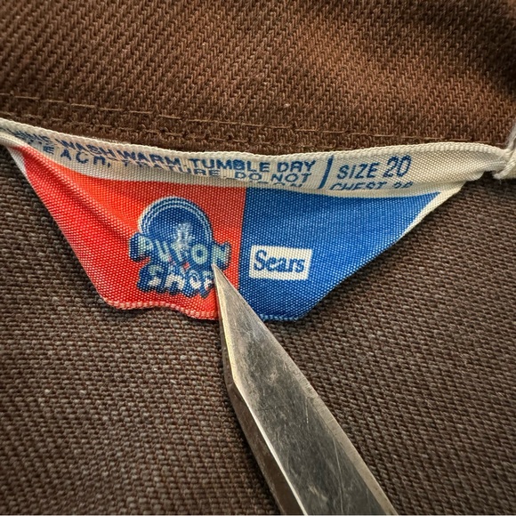 Vintage Sears Put On Shop Jacket Youth Sz 20 Cure Depeche Mode Patch 80’s - Picture 8 of 10